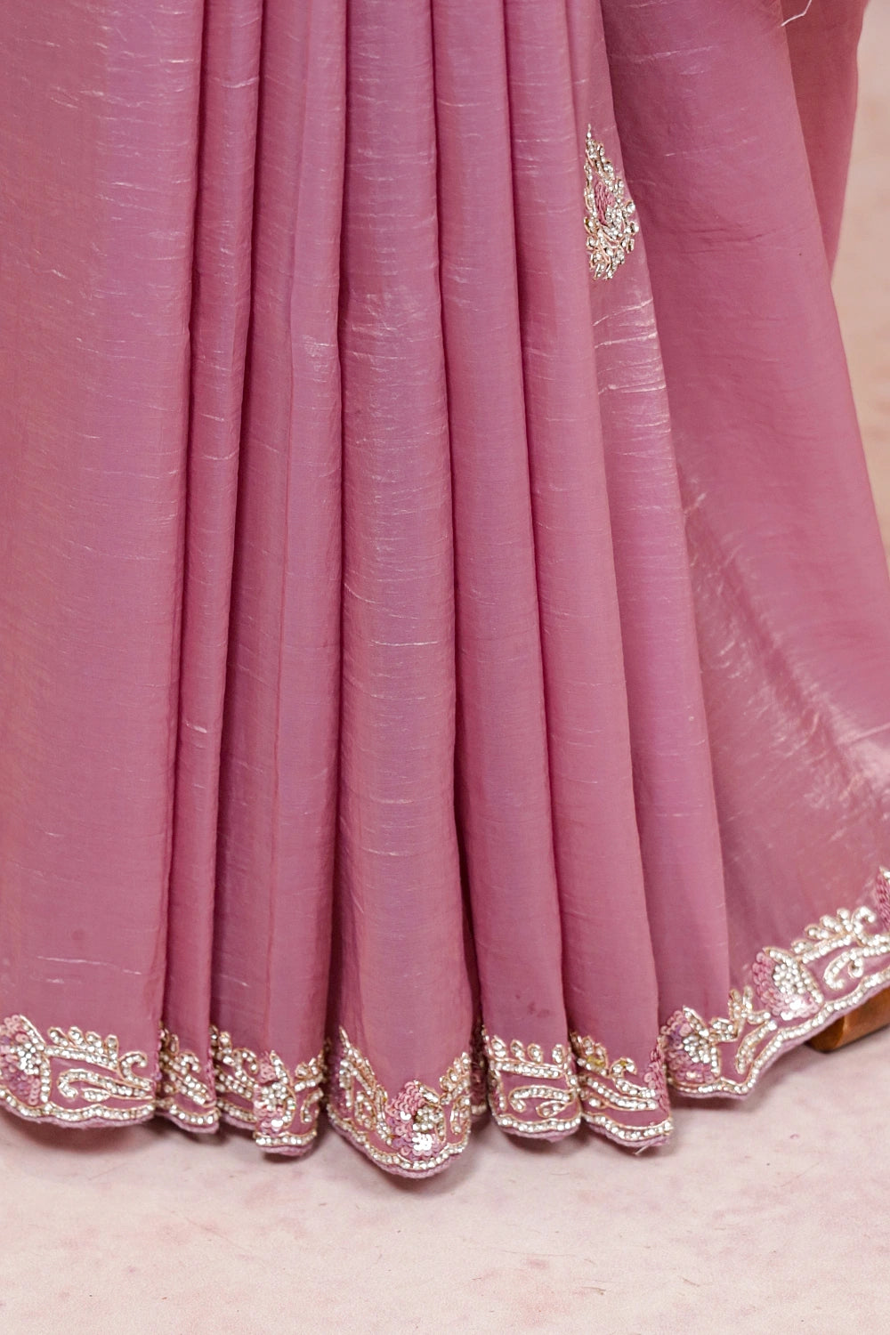 Light Lavender Organza Saree