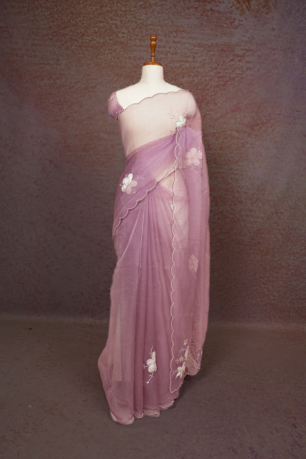 Light Lavender Glass Organza