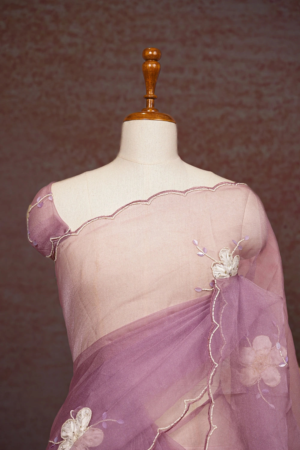 Light Lavender Glass Organza
