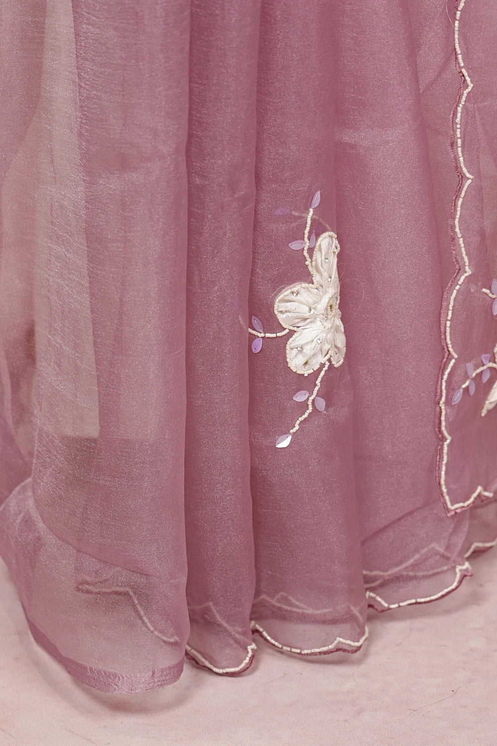 Light Lavender Glass Organza