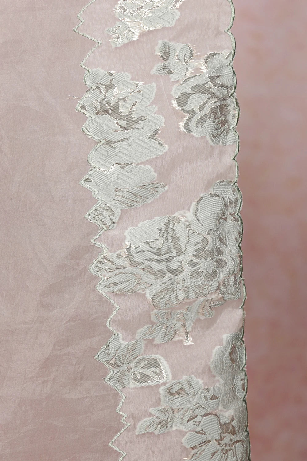 Pastel Blue Organza Saree