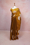 Honey Color Tissue Organza Saree - Seematti