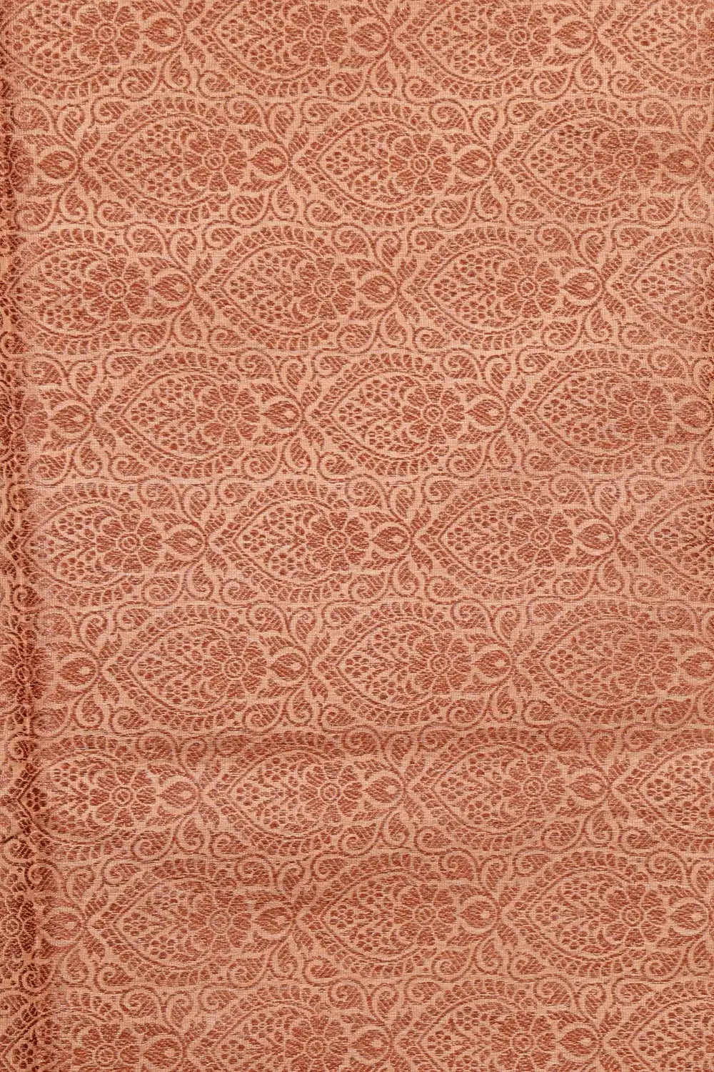 Light Chocolate Tussar Silk Saree
