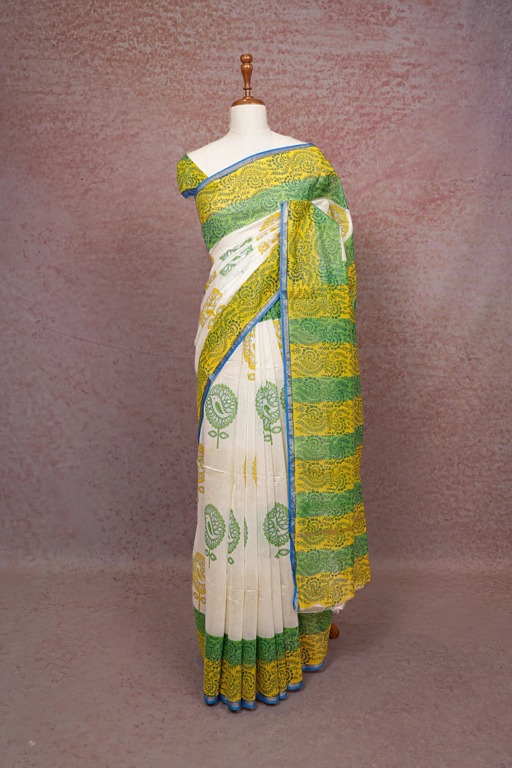 White Cotton Saree