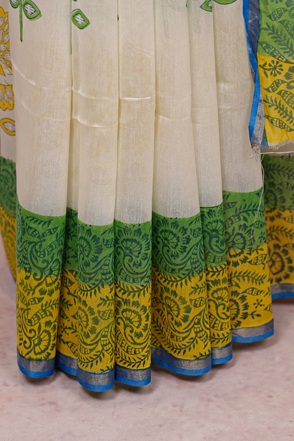 White Cotton Saree