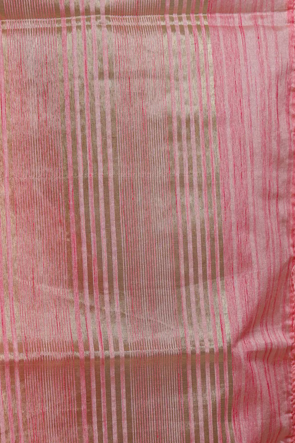 Peach Semi Tussar Saree