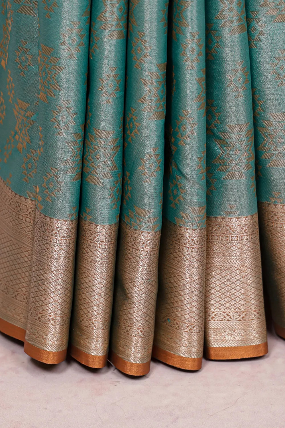 Light Green Semi Tissue Saree
