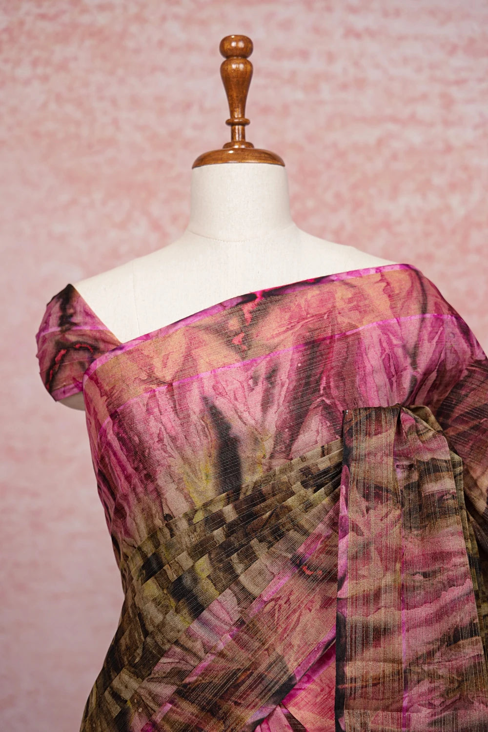 Multi Color Semi Tussar Saree