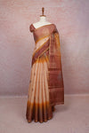 Peach Semi Tissue Saree