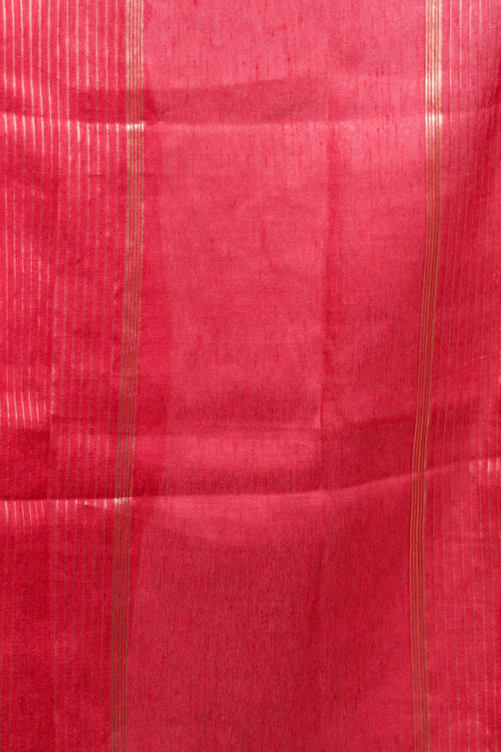 Chilly Red And Gold Jute Banarasi Saree