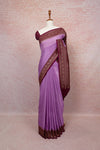 Lavender Chiffon Saree