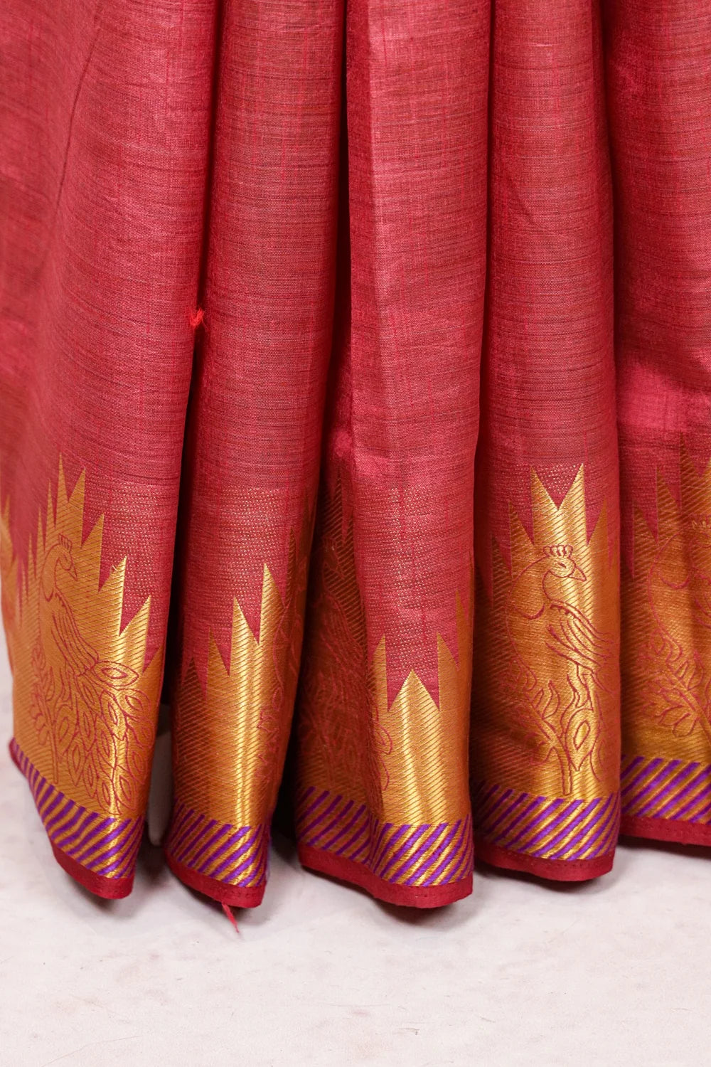 Maroon Art Silk Saree