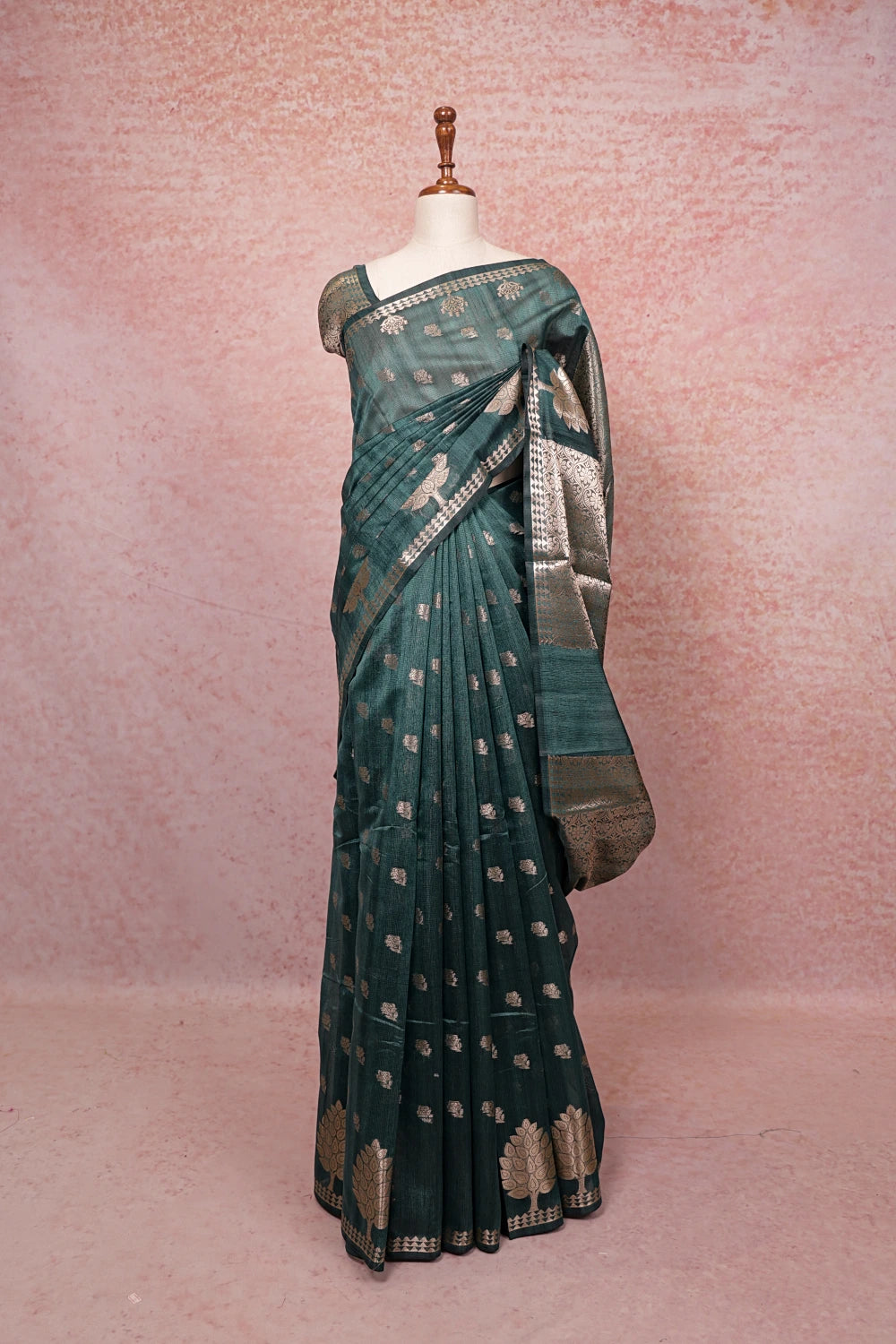Green Art Silk Saree