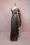 Grey Art Silk Saree