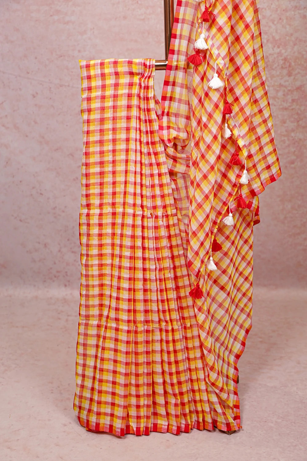 Multi Color Mul Cotton Saree