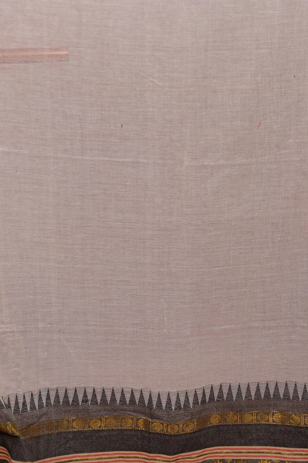 Cream Mul Cotton Kerala Saree