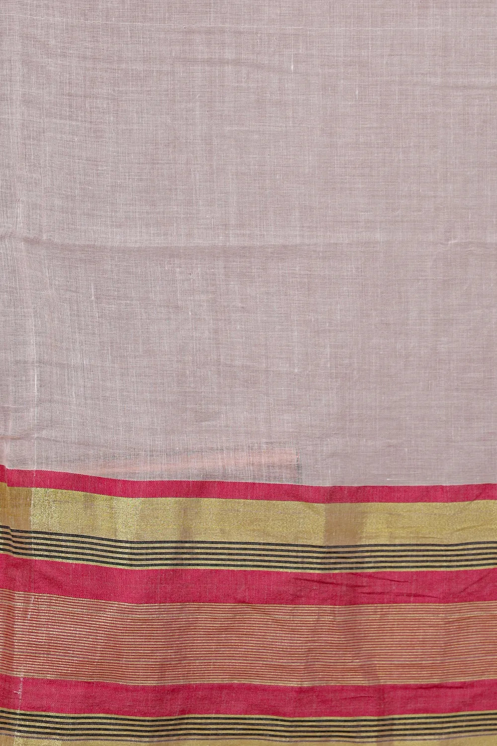 Cream Mul Cotton Kerala Saree