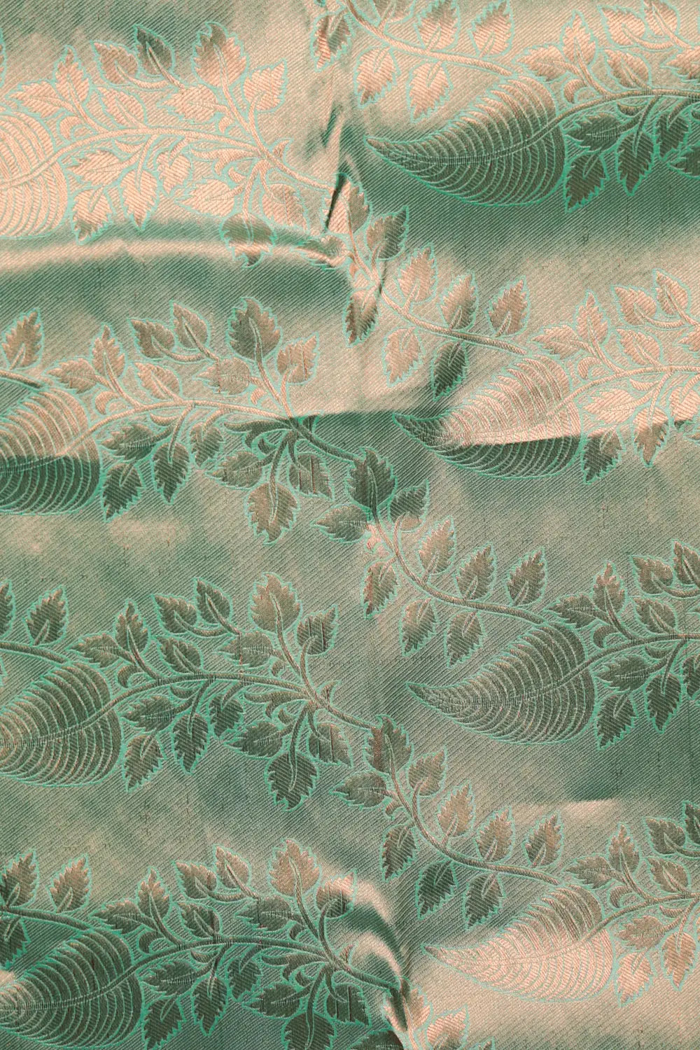 Pista Green Kancheepuram Semi Silk Saree