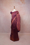 Violet Purple  Kancheepuram Semi Silk Saree - Seematti