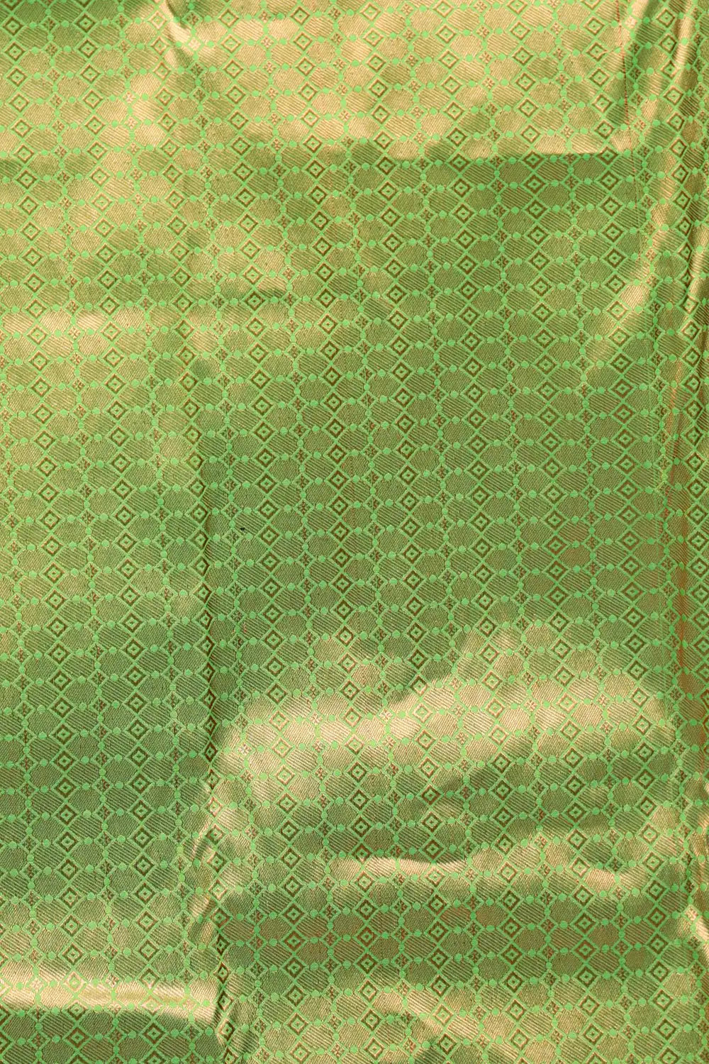 Parrot Green Kancheepuram Semi Silk Saree - Seematti