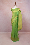 Parrot Green Kancheepuram Semi Silk Saree - Seematti