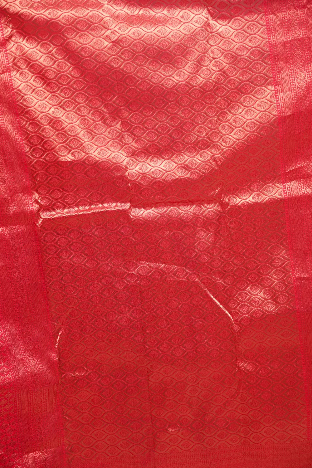 Red Kancheepuram Semi Silk Saree