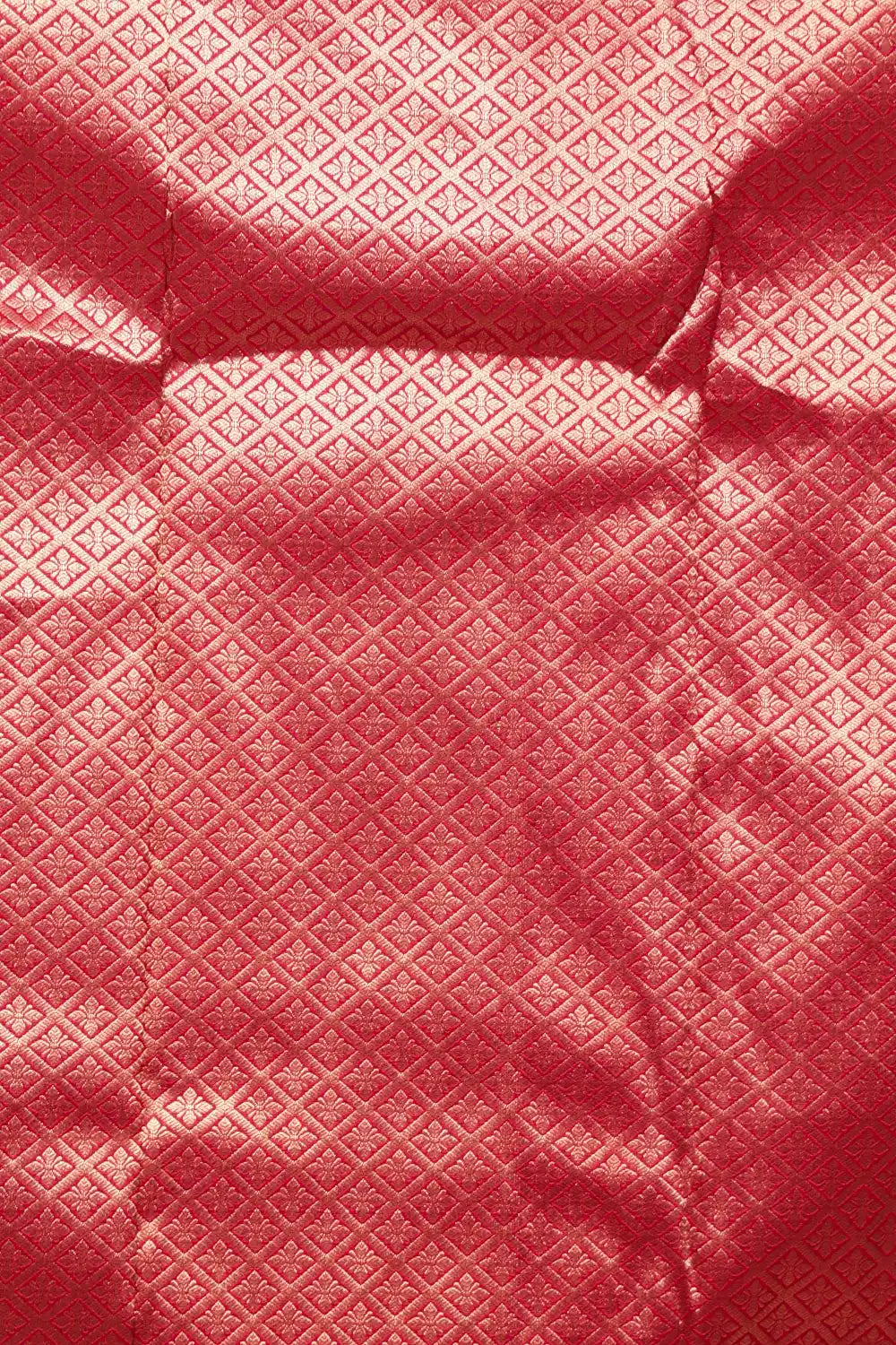 Wine Red Kancheepuram Semi Silk Saree