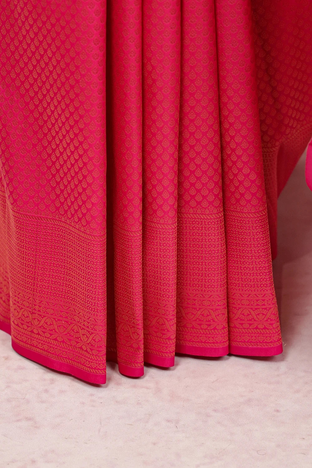 Pink Kancheepuram Semi Silk Saree - Seematti
