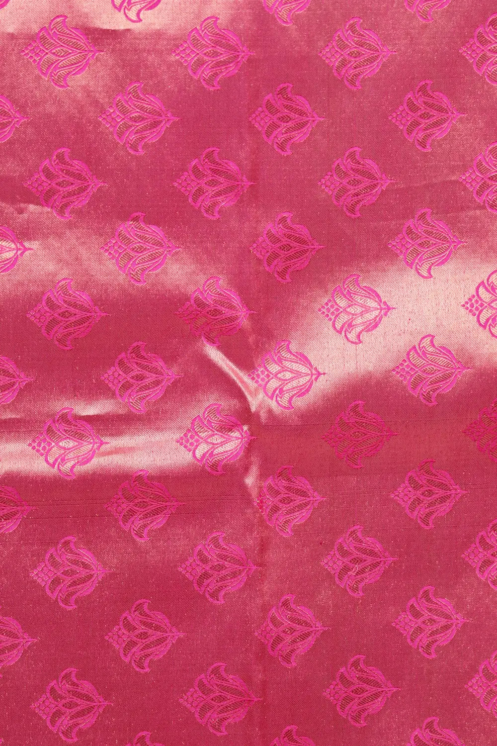 Pink Kancheepuram Semi Silk Saree - Seematti