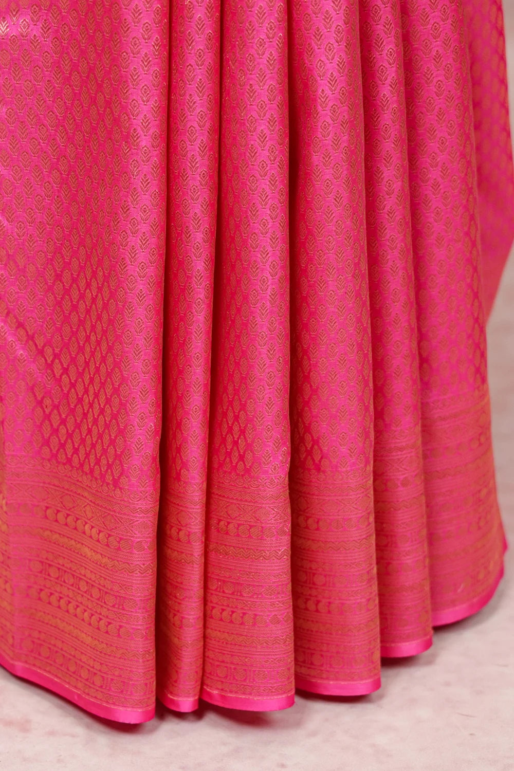 Pink Kancheepuram Semi Silk Saree - Seematti