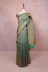 Green Kancheepuram Semi Silk Saree - Seematti