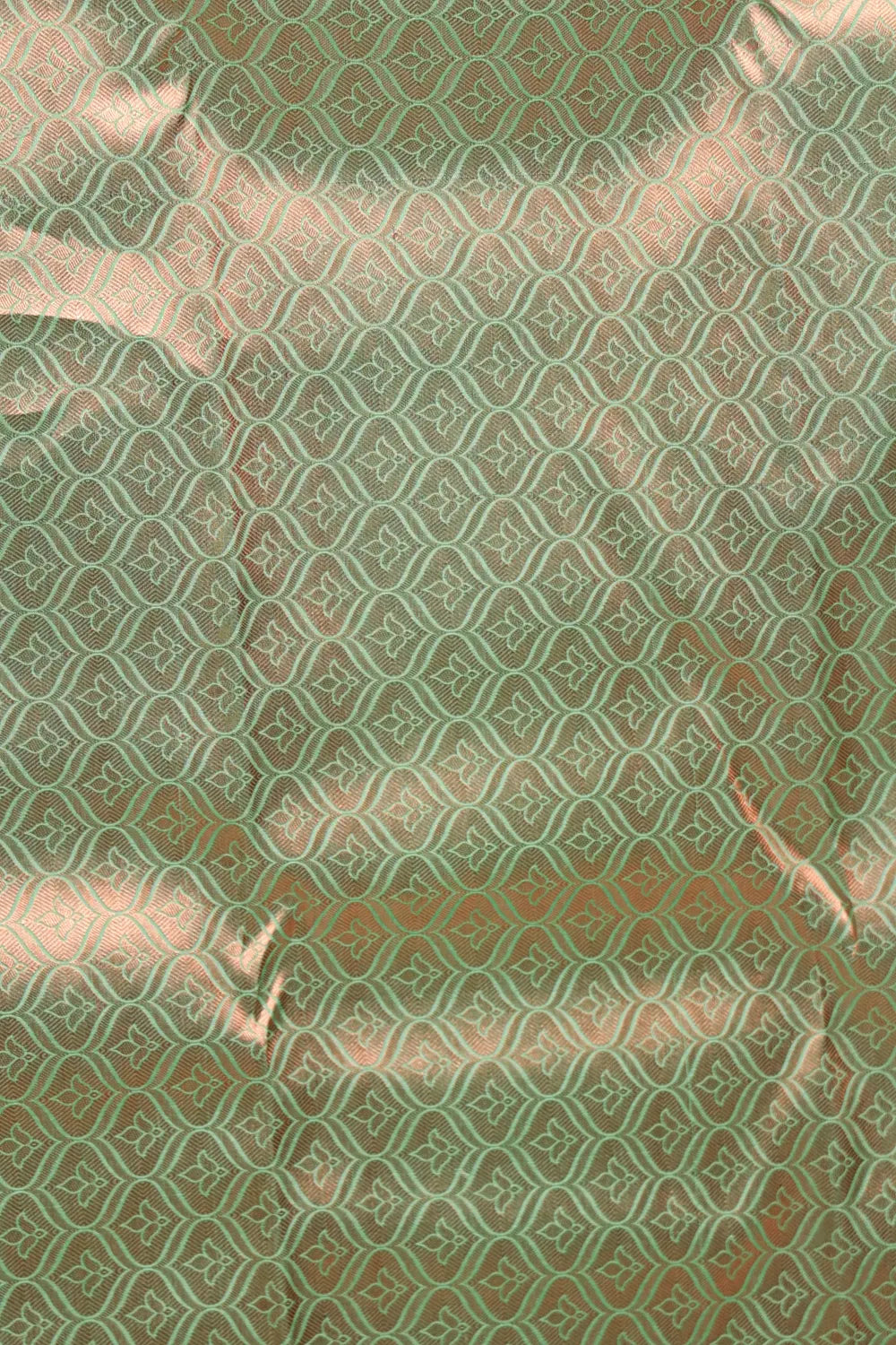 Pista Green Kancheepuram Semi Silk Saree
