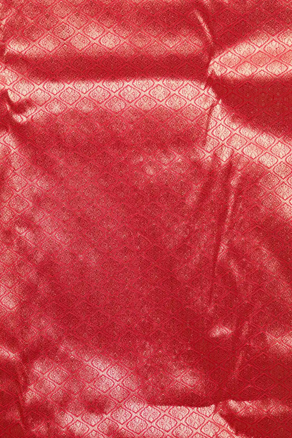Red Kancheepuram Semi Silk Saree