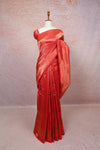 Red Kancheepuram Semi Silk Saree