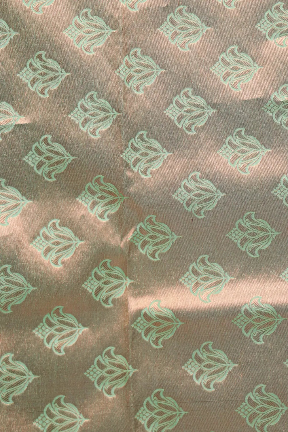Pista Green Kancheepuram Semi Silk Saree