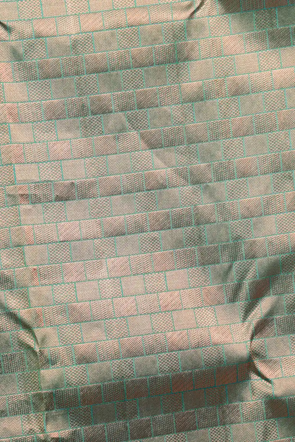 Peacock Green Kancheepuram Semi Silk Saree