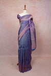 Blue Kancheepuram Semi Silk Saree - Seematti