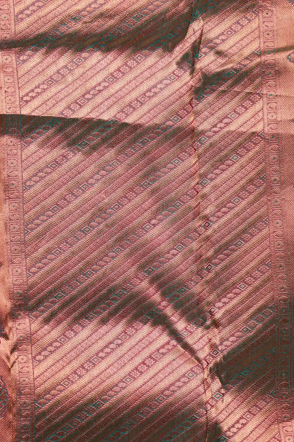 Wine Kancheepuram Semi Silk Saree