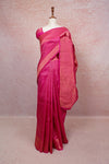 Pink Kancheepuram Semi Silk Saree