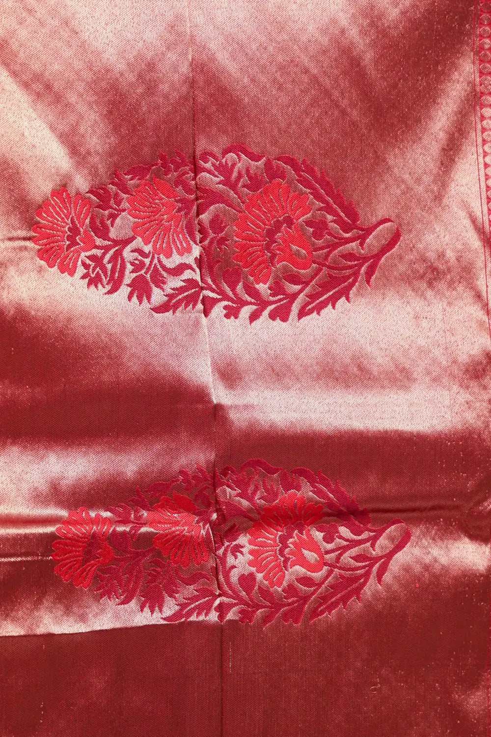 Maroon Kancheepuram Semi Silk Saree