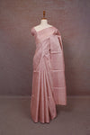 Rose Gold Tussar Silk Saree