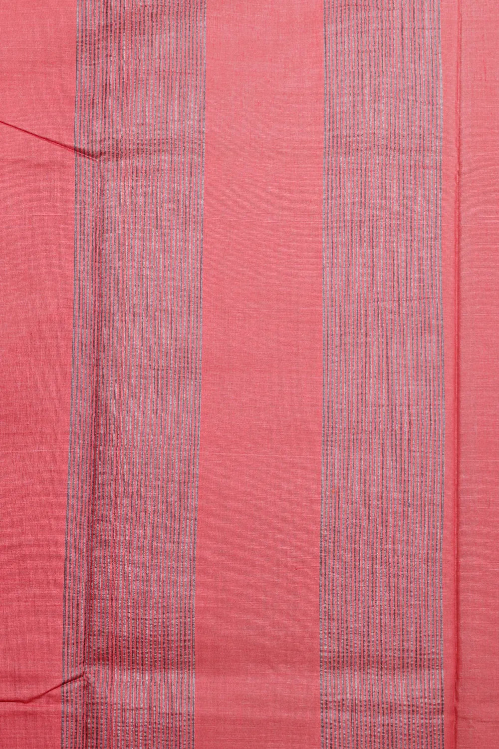 Coral Tussar Silk Saree
