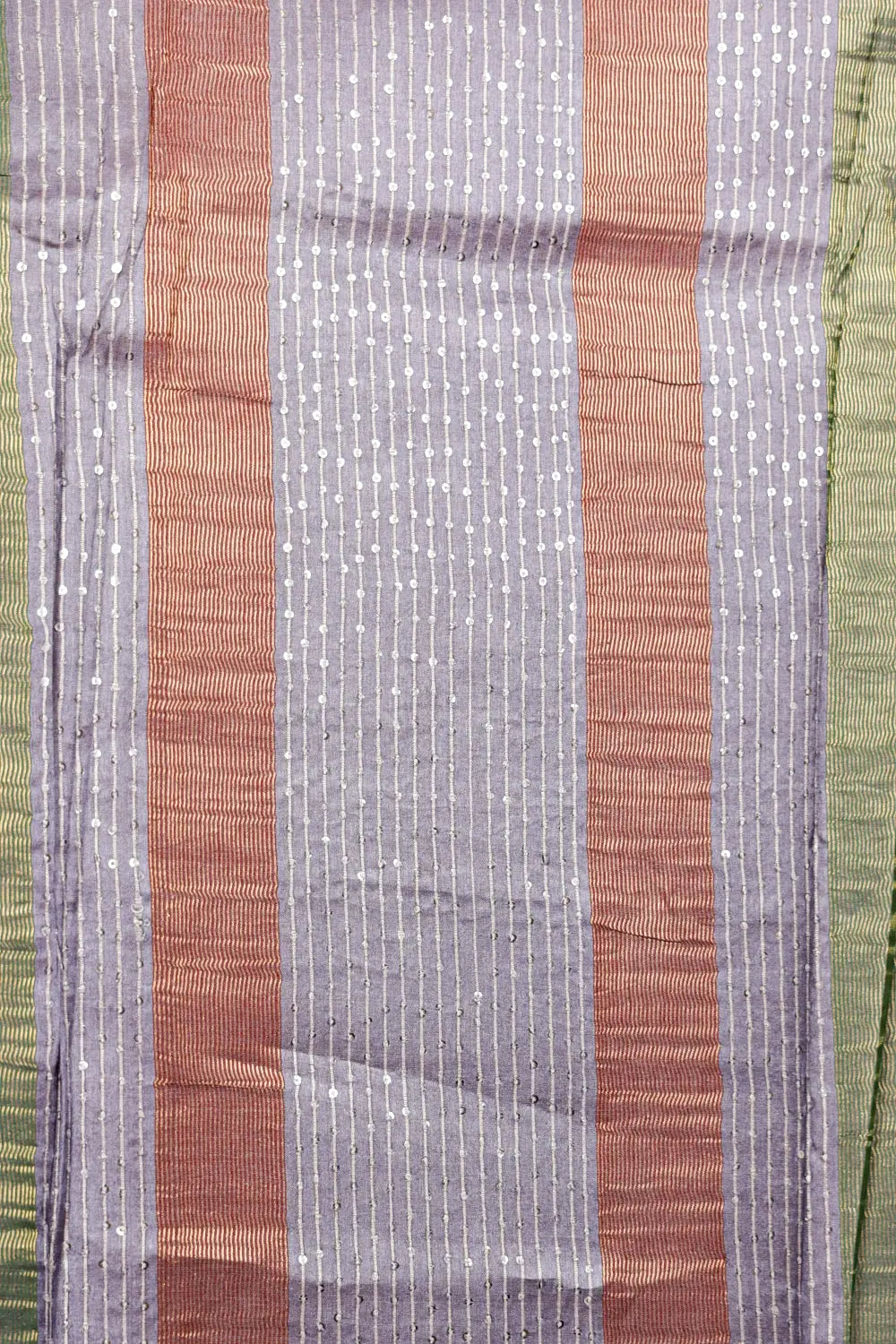 Ash Tussar Silk Saree