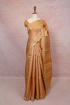 Light Champagne Gold Color Tussar Saree