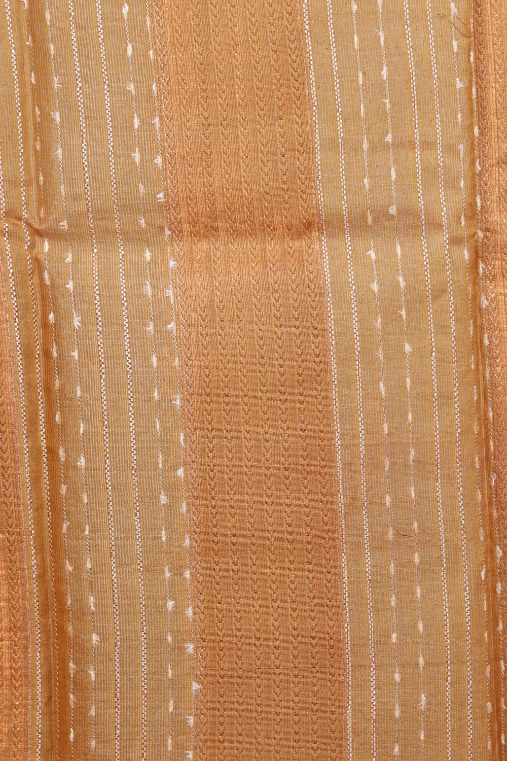 Light Champagne Gold Color Tussar Saree