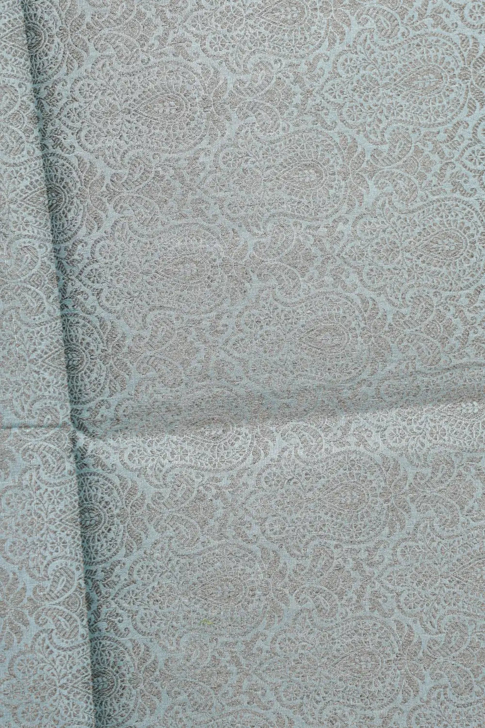 Sky Blue Tussar Silk Saree