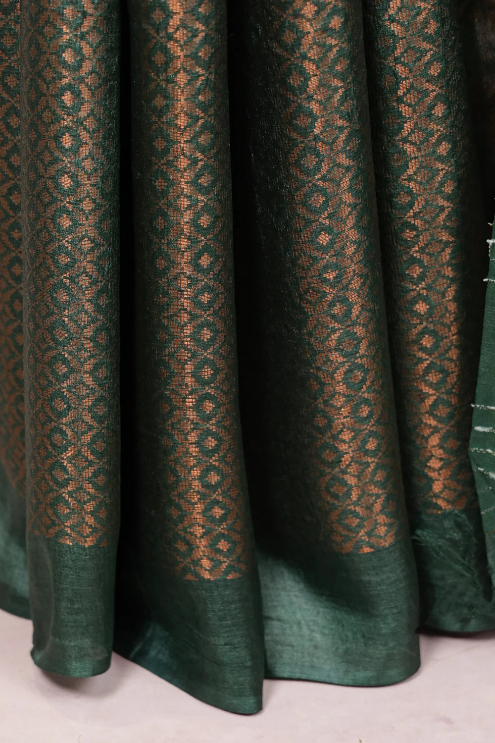 Green Tussar Saree