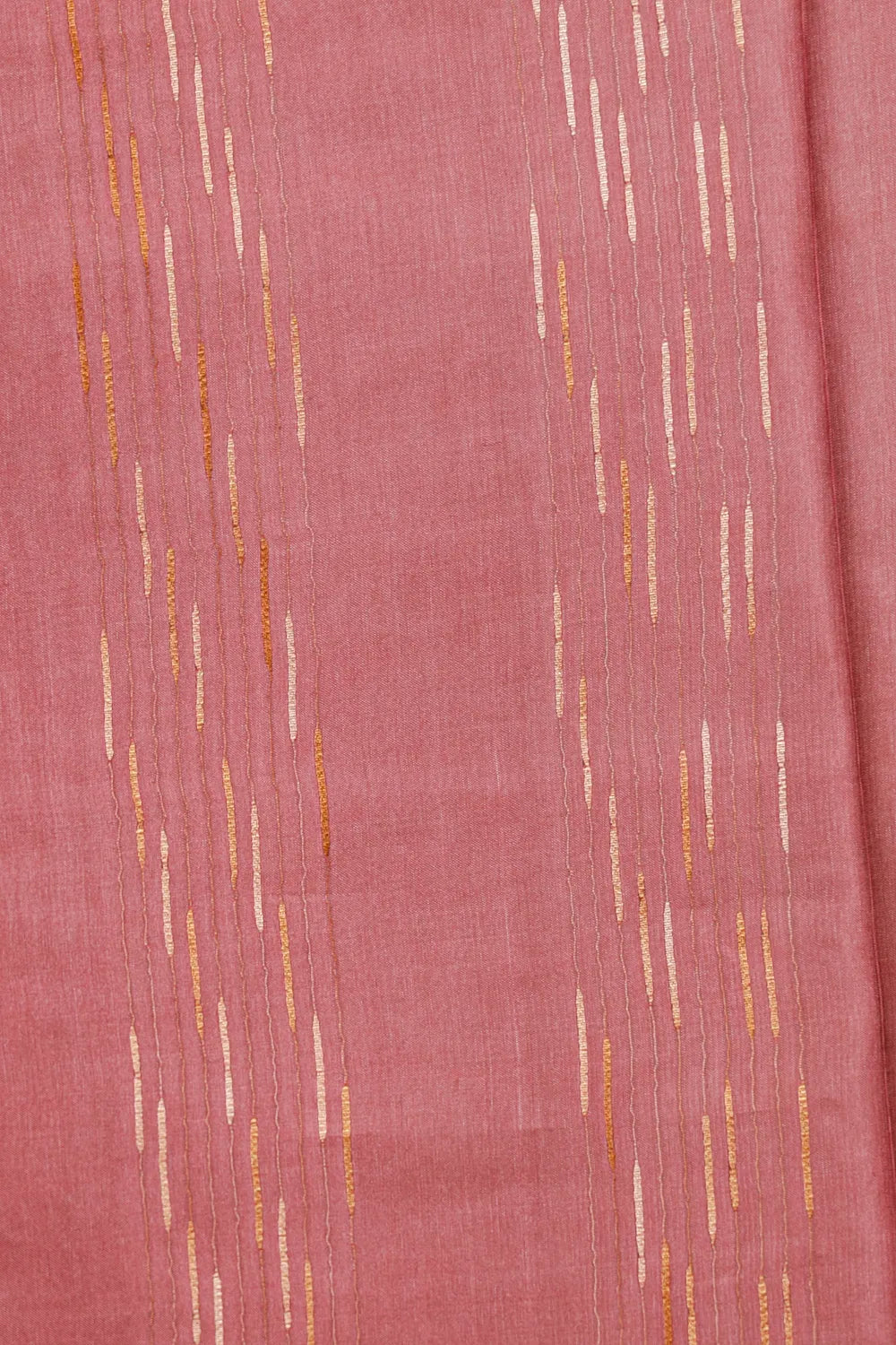 Copper Brown Tussar Silk Saree