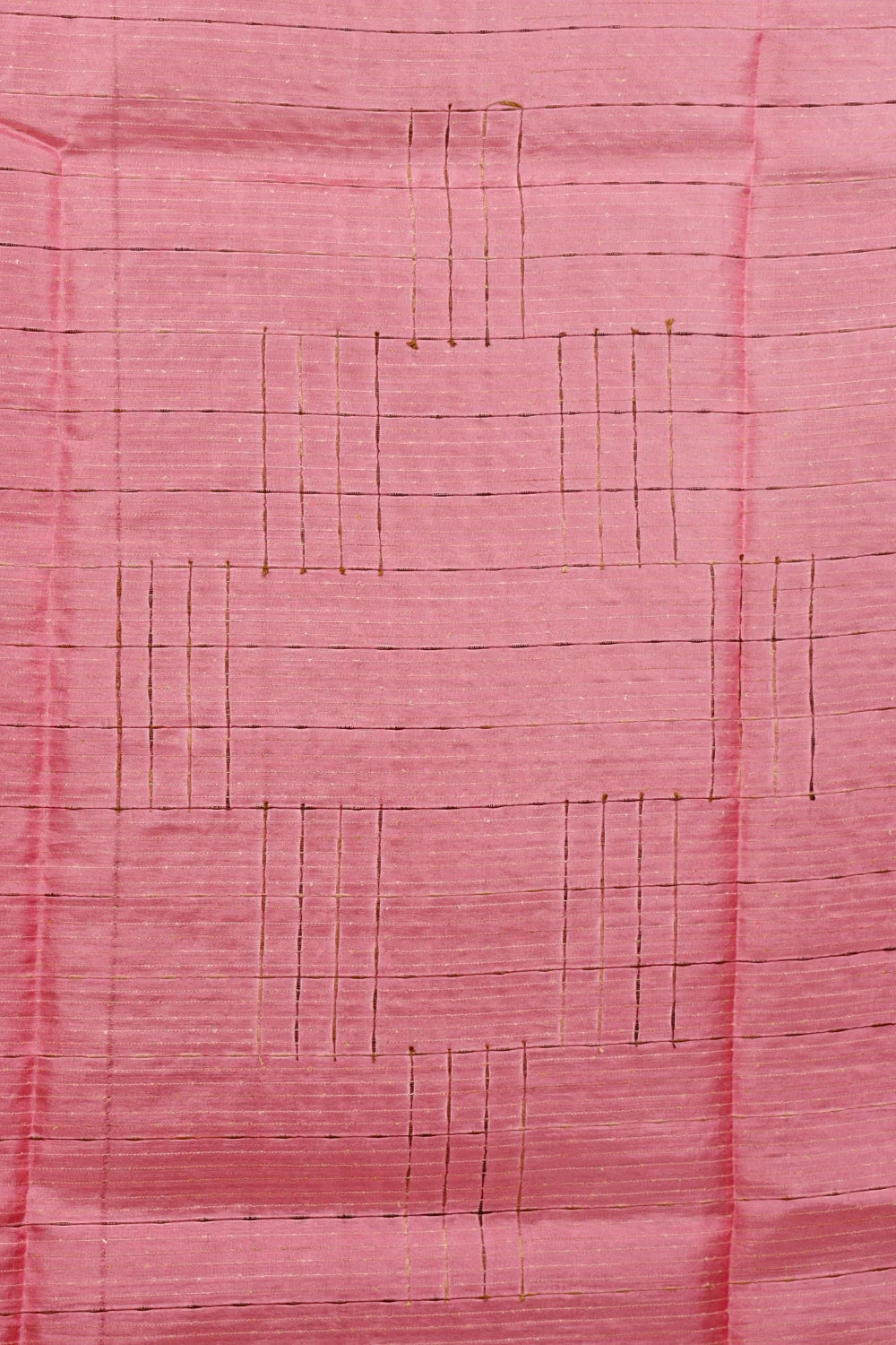 Pink Tussar Silk Saree - Seematti