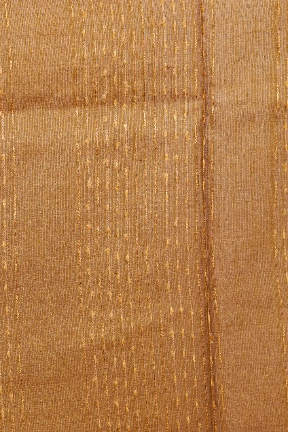 Light Brown Tussar Silk Saree